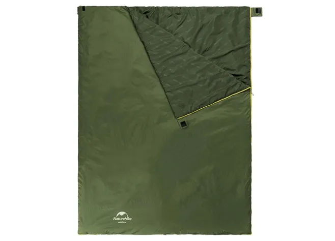 Спальный мешок Naturehike LW180 Mini NH21MSD04, правый, XL, темно-зеленый Фото 1
